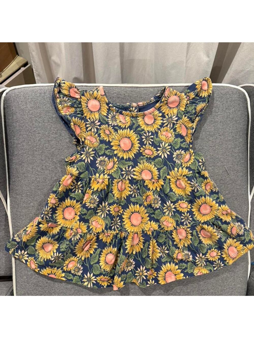 Tommy bahama sunflower babydoll girls set